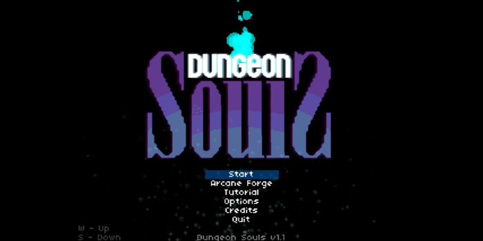 던전 소울(Dungeon Souls) 메인 화면 캡쳐