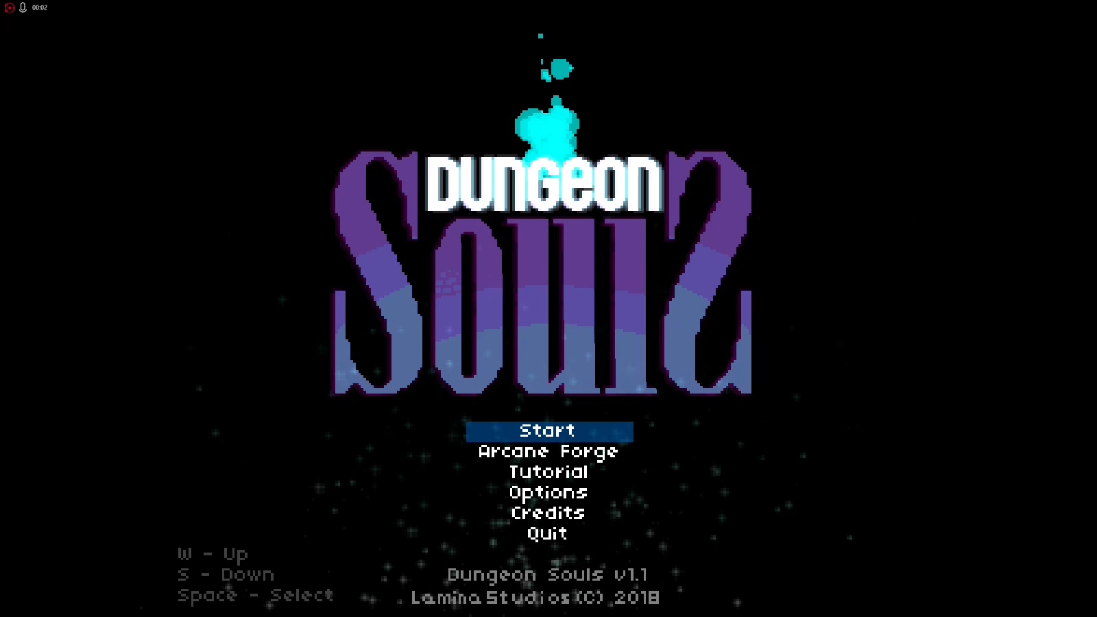 던전 소울(Dungeon Souls) 메인 화면 캡쳐